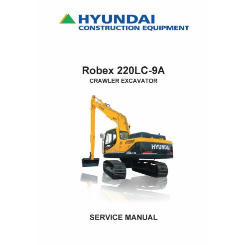 Hyundai R220LC-9A crawler excavator pdf service manual  - Hyundai manuals - HYIUNDAI-R220LC-9A-SM