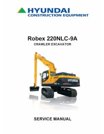 Hyundai R220NLC-9A crawler excavator pdf service manual  - Hyundai manuals - HYIUNDAI-R220NLC-9A-SM