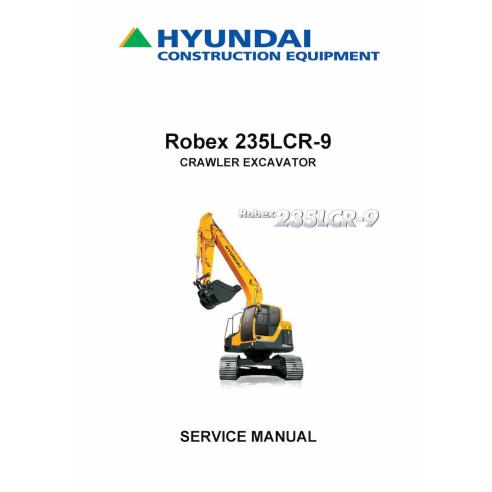 Hyundai R235LCR-9 crawler excavator pdf service manual  - Hyundai manuals - HYIUNDAI-R235LC-9-SM