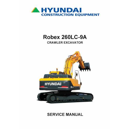 Hyundai R260LC-9A crawler excavator pdf service manual - Hyundai manuals - HYIUNDAI-R260LC-9A-SM