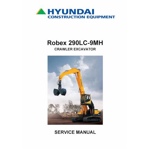 Manuel d'entretien pdf de la pelle sur chenilles Hyundai R290LC-9MH - Hyundai manuels - HYIUNDAI-R290LC-9MH-SM
