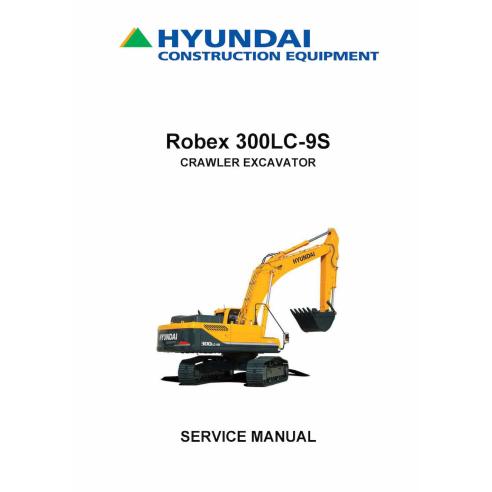 Hyundai R300LC-9S crawler excavator pdf service manual  - Hyundai manuals - HYIUNDAI-R300LC-9S-SM