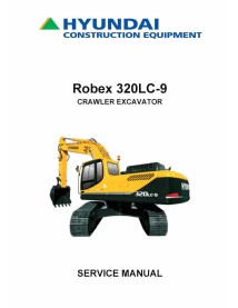 Hyundai R320LC-9 crawler excavator pdf service manual  - Hyundai manuals - HYIUNDAI-R320LC-9-SM