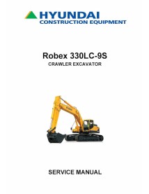 Hyundai R330LC-9S crawler excavator pdf service manual  - Hyundai manuals - HYIUNDAI-R330LC-9S-SM