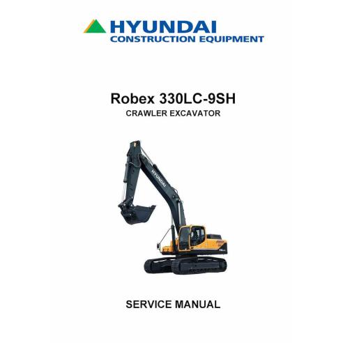 Manual de serviço em pdf da escavadeira de esteira Hyundai R330LC-9SH - hyundai manuais - HYIUNDAI-R330LC-9SH-SM