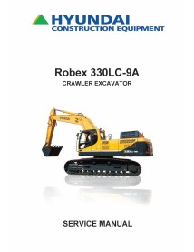 Hyundai R330LC-9A crawler excavator pdf service manual  - Hyundai manuals - HYIUNDAI-R330LC-9A-SM