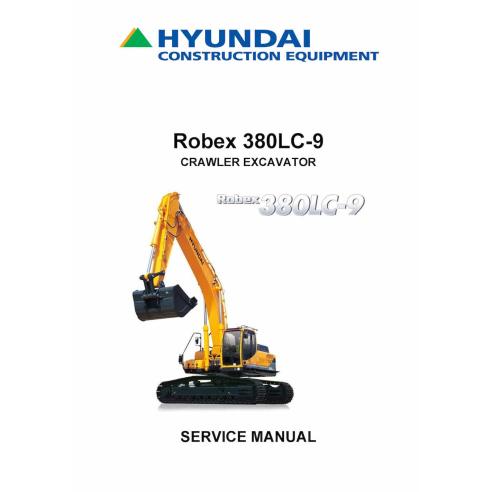 Manual de serviço em pdf da escavadeira de esteira Hyundai R380LC-9 - hyundai manuais - HYIUNDAI-R380LC-9-SM