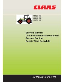 Manuel d'entretien pdf du tracteur Claas Celtis 426, 436, 446, 456 - Claas manuels - CLAAS-1354320-SM