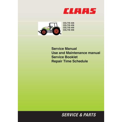 Claas Celtis 426, 436, 446, 456 trator pdf manual de serviço - Claas manuais - CLAAS-1354320-SM
