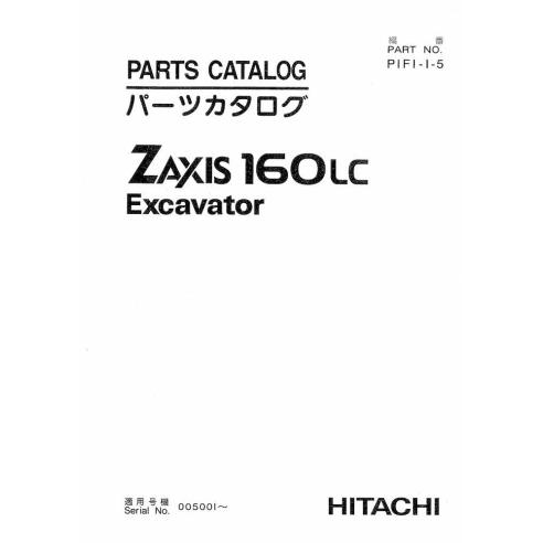Catálogo de peças para escavadeira Hitachi 160LC em pdf - Hitachi manuais - HITACHI-PIFI-I-5