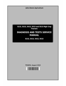 John Deere 5215, 5315, 5415, 5515 tracteur pdf diagnostic et manuel de tests - John Deere manuels - JD-TM4856