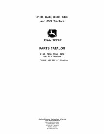 John Deere 8130, 8230, 8330, 8430, 8530 tracteur pdf catalogue de pièces - John Deere manuels - JD-PC9451-PC