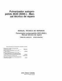 Manual técnico de reparo do pulverizador automotor John Deere 4630 pdf - John Deere manuais - JD-TM803154-PT