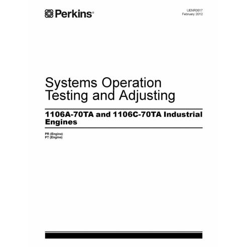 Manual de sistemas técnicos do motor Perkins 1106A-70TA e 1106C-70TA - Perkins manuais - PER-1106A