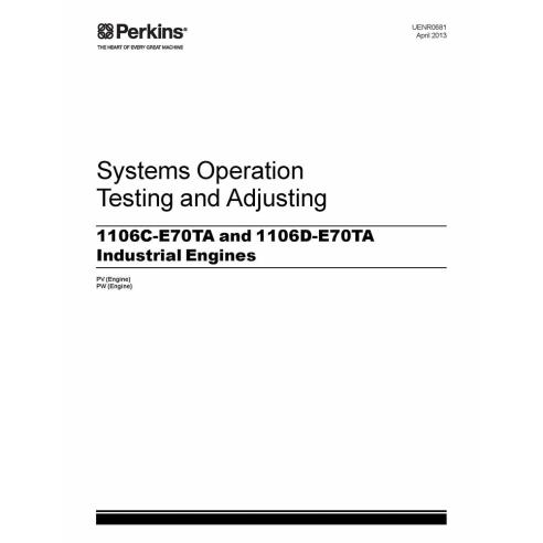 Manual de sistemas técnicos do motor Perkins 1106C-E70TA e 1106D-E70TA - Perkins manuais - PER-1106C