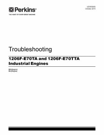 Manual de solução de problemas do motor Perkins 1206F-E70TA e 1206F-E70TTA - Perkins manuais - PER-1206