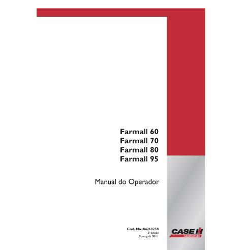 Case IH Farmall 60, 70, 80, 95 tracteur pdf manuel d'entretien PT - Cas IH manuels - CASE-84260258-PT