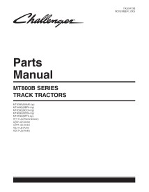 Challenger MT835B, MT845B, MT855B, MT865B, MT875B tracteur manuel de pièces pdf - Challenger manuels - CHAL-79023473B-EN