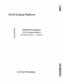John Deere 314R cutting platform pdf operator's manual  - John Deere manuals