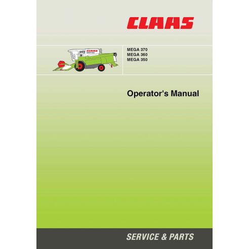 CLA-2998232 Manual do operador da colheitadeira Claas Mega 370-350