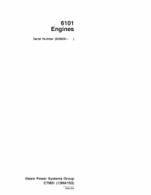 John Deere 6101 Engines engine pdf technical manual  - John Deere manuales - JD-CTM61-EN