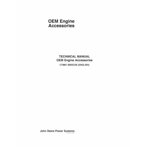 JD-CTM67 Manual técnico de acessórios de motor originais John Deere (CTM67)