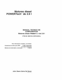 John Deere POWERTECH 2.9 L CD3029x, PY3029x, PE3029x Moteur diesel pdf manuel technique ES - John Deere manuels - JD-CTM126-ES