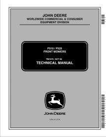 John Deere F510, F525 cortacésped frontal pdf manual técnico - John Deere manuales - JD-TM1475-EN