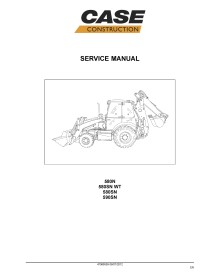 Case 580N, 580SN, 590SN Tier 3 backhoe loader pdf service manual  - Case manuals - CASE-47365539