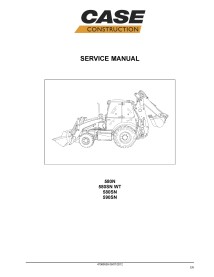 Case 580N, 580SN, 590SN Tier 3 retroexcavadora manual de servicio pdf - Caso manuales - CASE-47365539