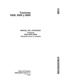 John Deere 6300, 6500, 6600 tracteur pdf manuel d'utilisation ES - John Deere manuels - JD-OMCQ26565-ES