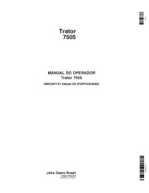 JD-OMCQ47121-PT Manual del operador del tractor John Deere 7505 PT (OMCQ47121)