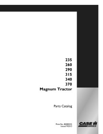 Case IH Magnum 235, 260, 290, 315, 340, 370 tractor pdf catalogo de repuestos - Caso IH manuales - CASE-84583532