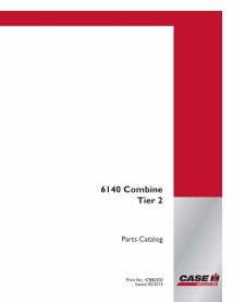 Catálogo de piezas en pdf de la cosechadora Case 6140 Tier 2 - Caso manuales - CASE-47880300