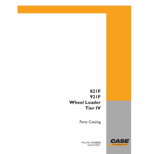 Case 821F, 921F Tier IV wheel loader pdf parts catalog  - Case manuals - CASE-84368828