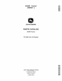 JD-PC12061 John Deere 8335R tractor parts catalog (PC12061)