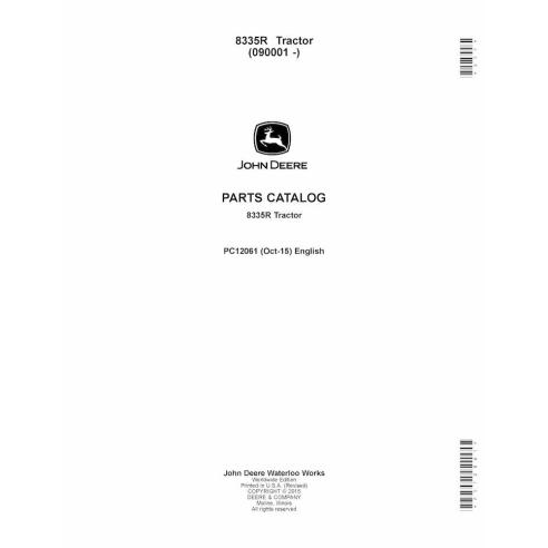 JD-PC12061 John Deere 8335R trator pdf catálogo de peças