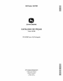 John Deere 8370R tracteur pdf catalogue de pièces PT - John Deere manuels - JD-PC12706P-PT