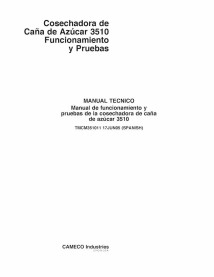 Cosechadora John Deere 3510 pdf manual técnico de operación y prueba ES - John Deere manuales - JD-TCM351011-ES