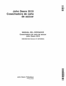 Cosechadora John Deere 3510 pdf manual del operador ES - John Deere manuales - JD-OMCM351023-ES