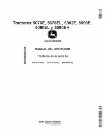 John Deere 5076E, 5076EL, 5082E, 5090E, 5090EL et 5090EH MY2022- manuel d'utilisation du tracteur pdf ES - John Deere manuels...