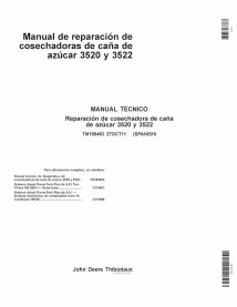 TM100463-ES John Deere 3520, 3522 colhedora de cana-de-açúcar pdf conserto manual técnico ES