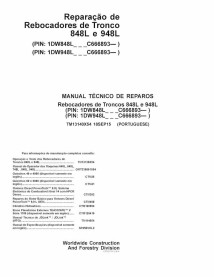 TM13140X54-PT Minicarregadeira John Deere 848L, 948L pdf manual técnico de reparo PT
