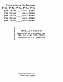 John Deere 640L, 648L, 748L, 848L, and 948L skid loader pdf operator's manual PT - John Deere manuals - JD-OMT335601X54-PT