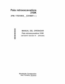 John Deere 310K backhoe loader pdf operator's manual ES - John Deere manuals - JD-OMT305707-ES