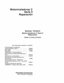 TM9004-ES John Deere 670CII, 670CHII, 672CHII,, 770CII, 770CHII, 772CHII niveladora pdf manual técnico de reparação ES