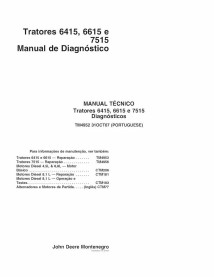 TM4952-PT John Deere 6415, 6615, 7515 tractor pdf diagnosis and tests manual PT