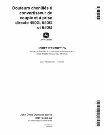 JD-OMT164005-FR John Deere 450G, 550G, 650G dozer operator's manual FR (OMT164005)