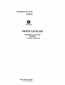 Colheitadeira de cana John Deere 3510 pdf catálogo de peças PT - John Deere manuais - JD-PC9604P-PT