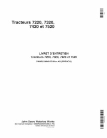 John Deere 7220, 7320, 7420, 7520 tracteur pdf manuel d'utilisation FR - John Deere manuels - JD-OMAR224649-FR